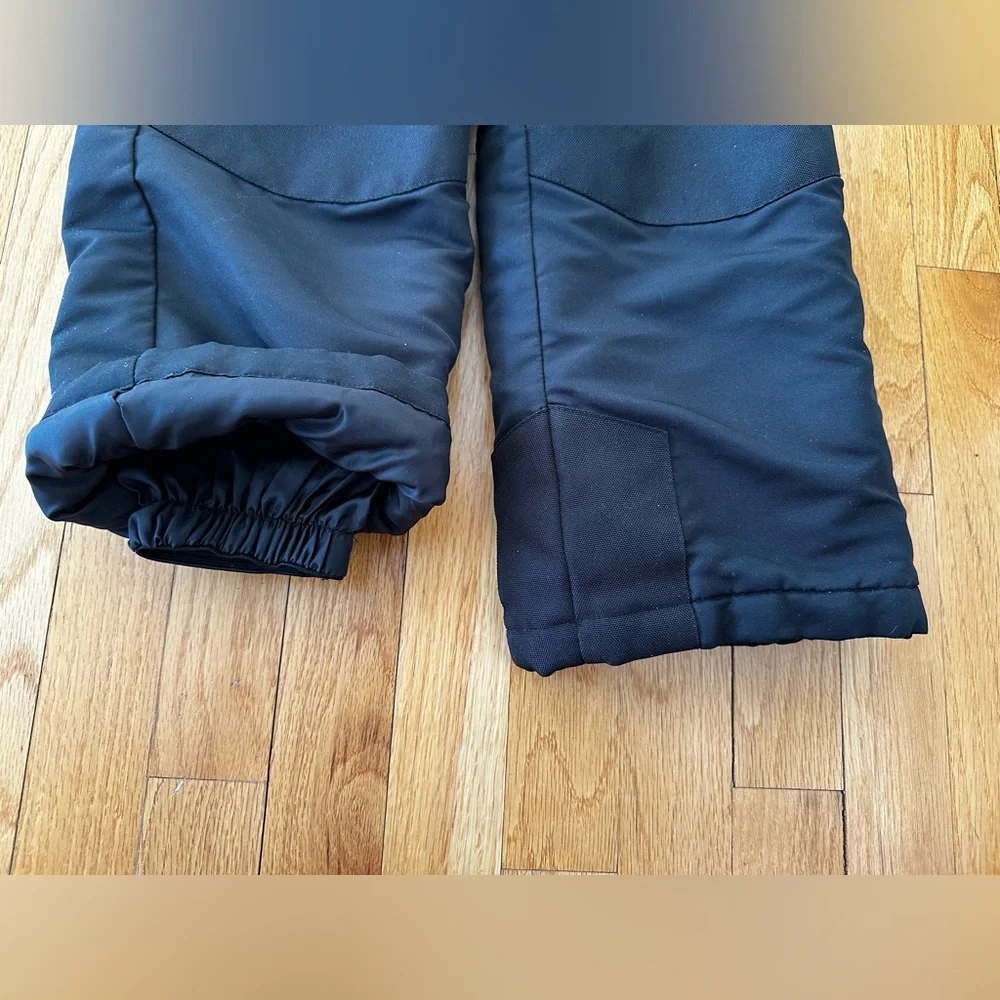 Swiss Tech One Piece Bib Snowsuit Black Unisex Size XS 4-5Y